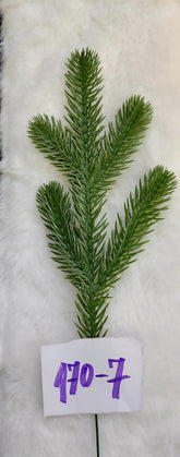 Crenguțe Artificiale de Brad verde 10 bucăți/set